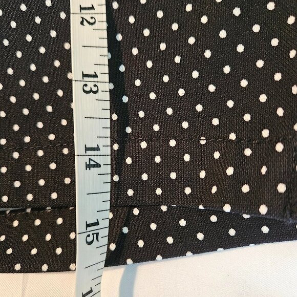 Sabrina Lauren Polka Dots Perfect Fit Ultra Soft Stretch Shorts Women’s Size 8 - Picture 6 of 9